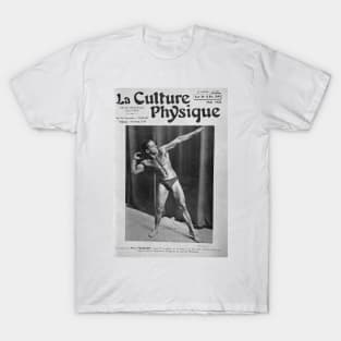 La Culture Physique - Vintage Physique Muscle Male Model Magazine Cover T-Shirt
